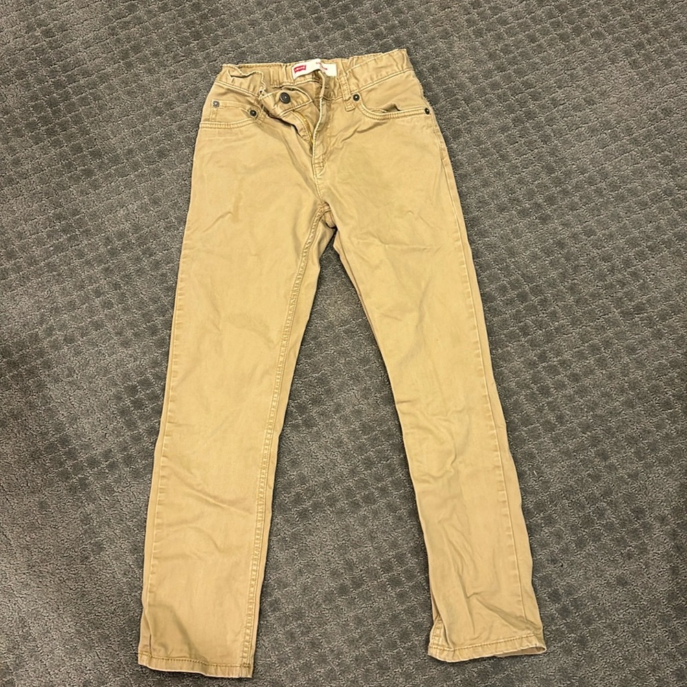 boys levi’s 511 slim khaki pants